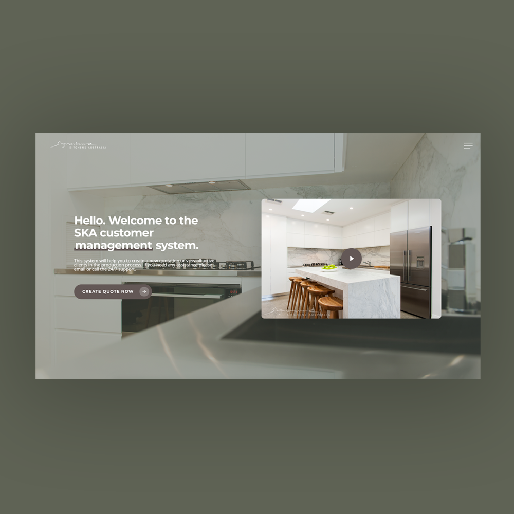 Signature Kitchens Australia - Menu